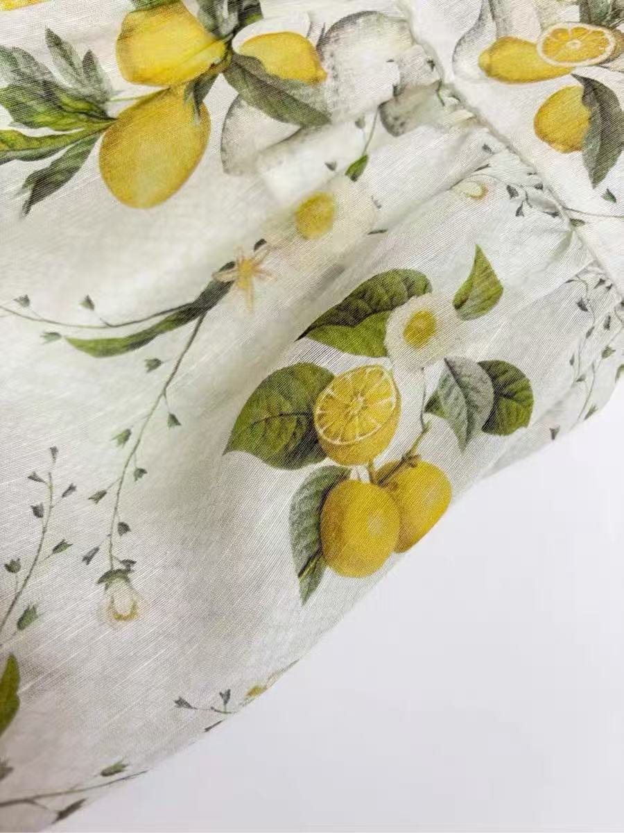 Valencia Jacinta floral print Maxi Dress in yellow