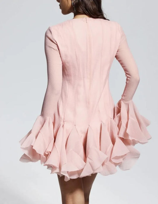 JOCELYN RUFFLED MINI DRESS