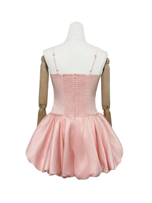 doreen 3d flower bud mini dress