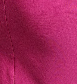Hot Pink Rhinestone Bow Grid Spaghetti Strap Mini Bodycon Dress
