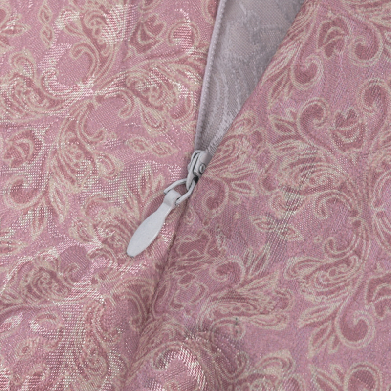 Dusty pink Jacquard/brocade Fit-and-flare Dirndl set