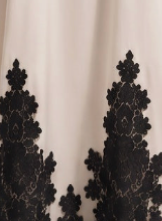 Cream Satin Oversized Flowing A-Line Kaftan Gown