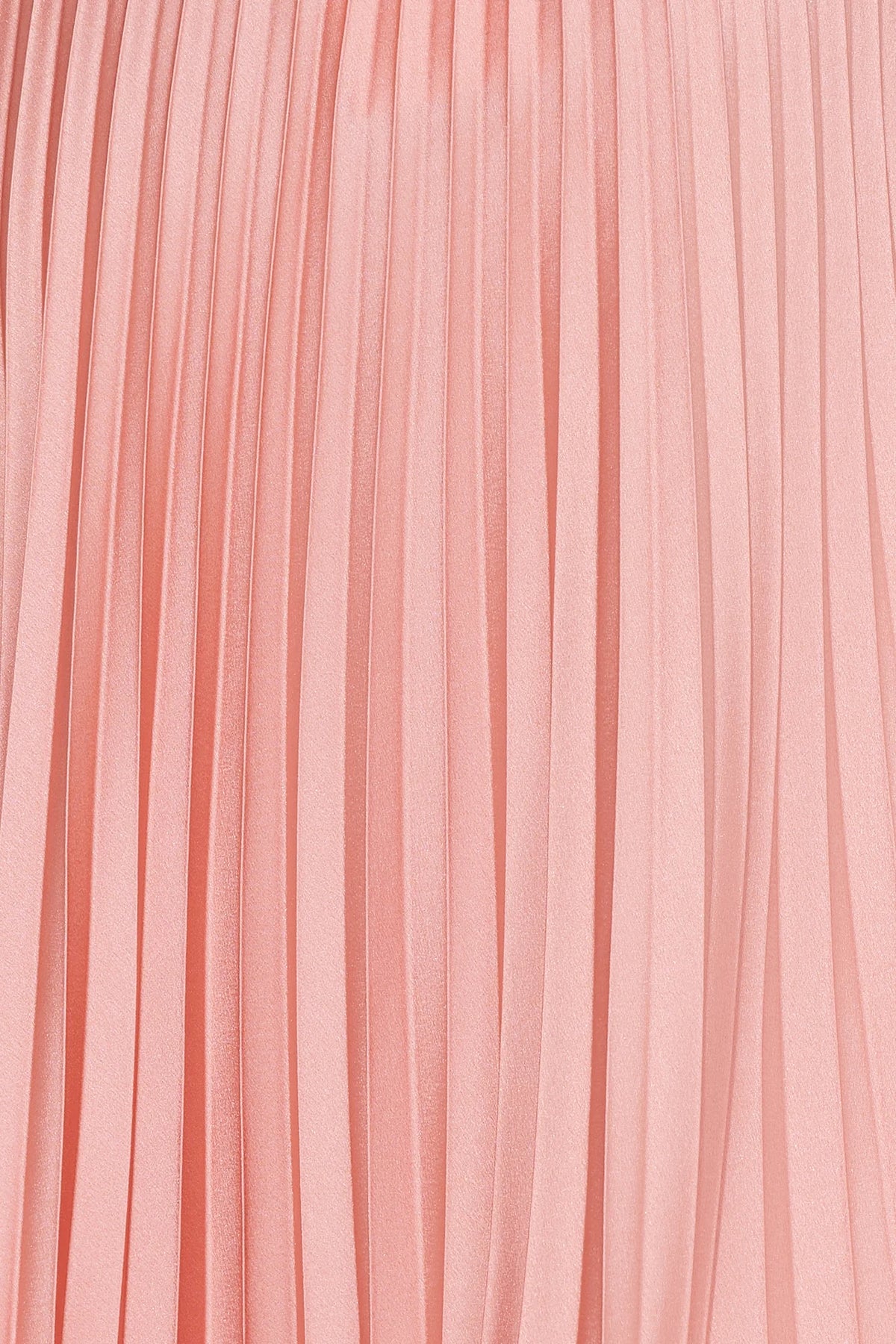 Strapless Pleated Maxi Dress Pink