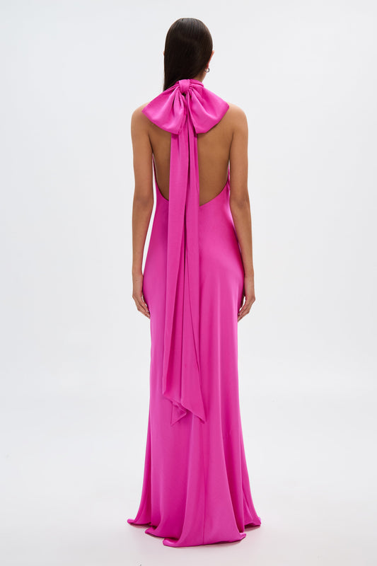 THE 'EVIANNA' SATIN DRESS