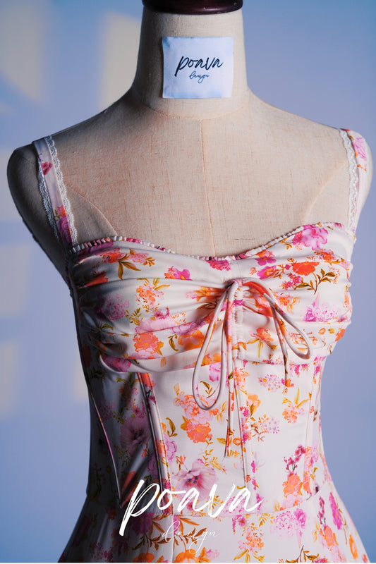 VINTAGE FLORAL PRINT COTTON DRESSES