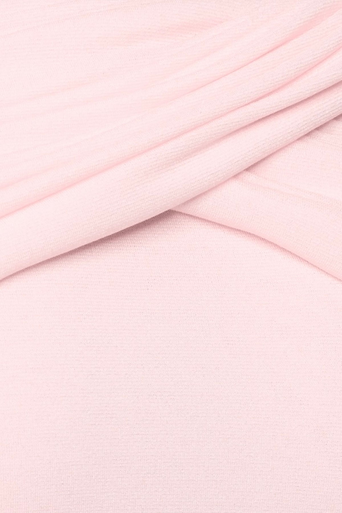 megan ruched Knit patchwork maxi dress in pink