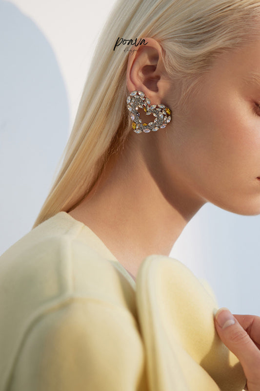 Crystal Embellished Earrings