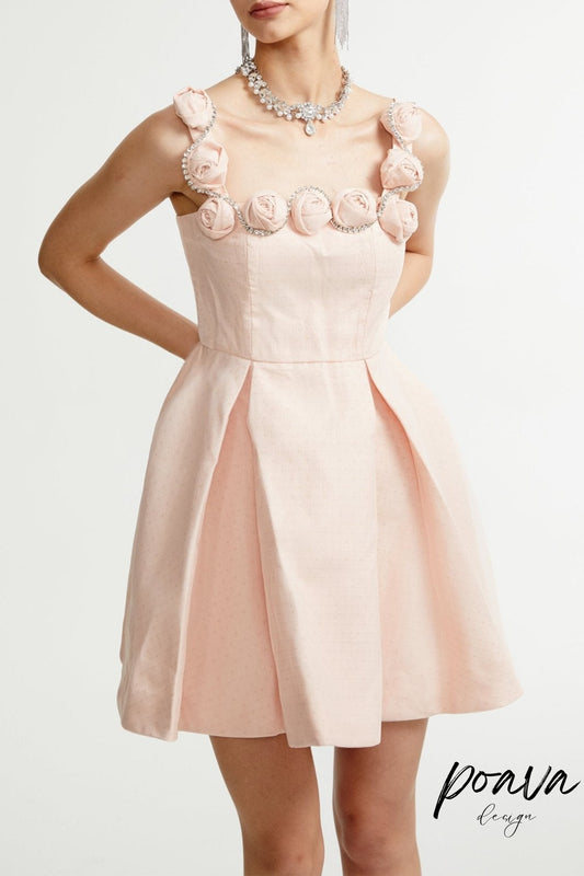 Lysandra rose dress