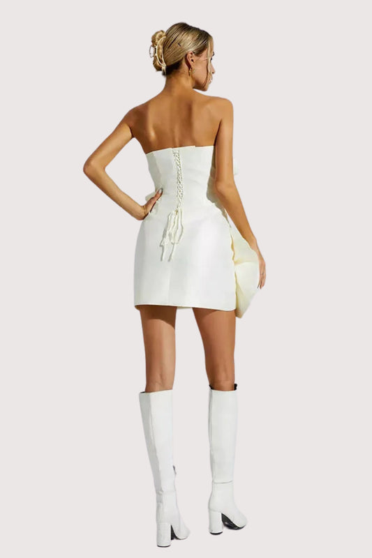 Callista 3D Floral Tie Up Dress