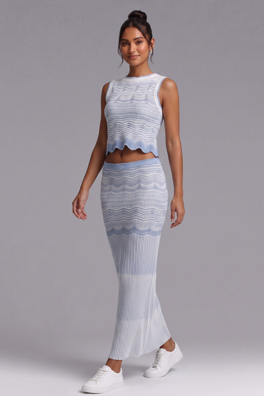 Premium Fabric Two-Piece Knit Set Premium Fabric - product view 1