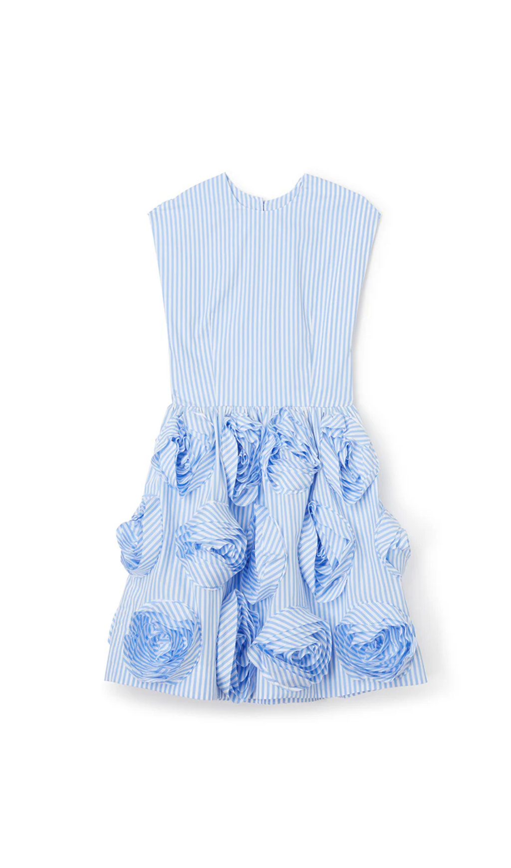 xaviera rose applique mini dress in blue