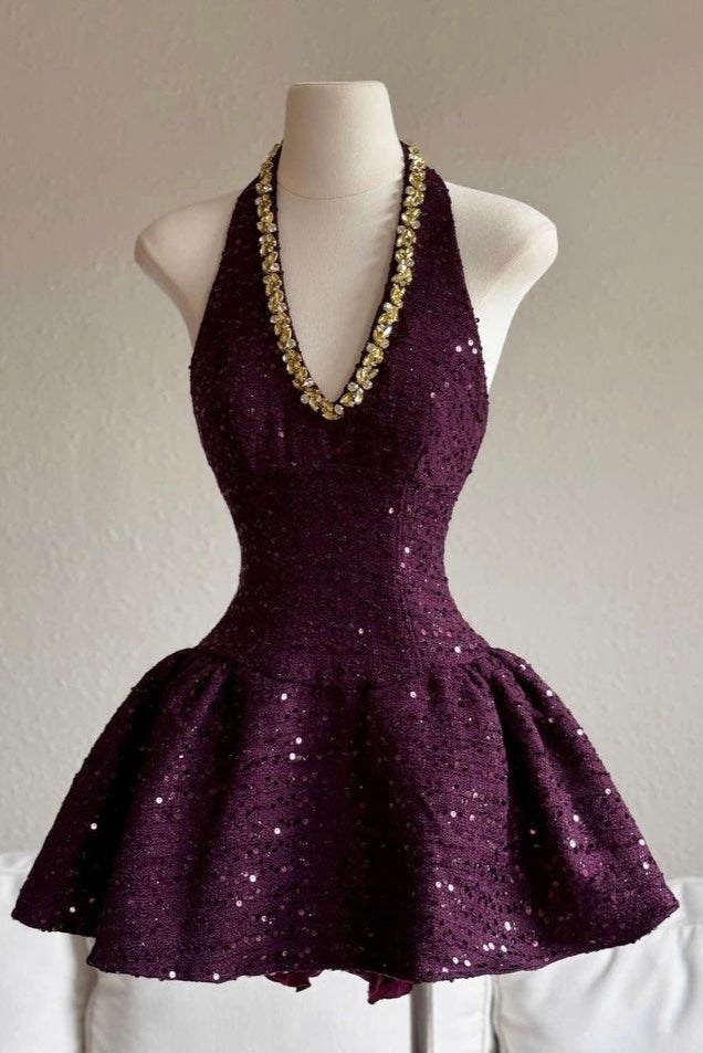Bellerose Mini Dress In Purple