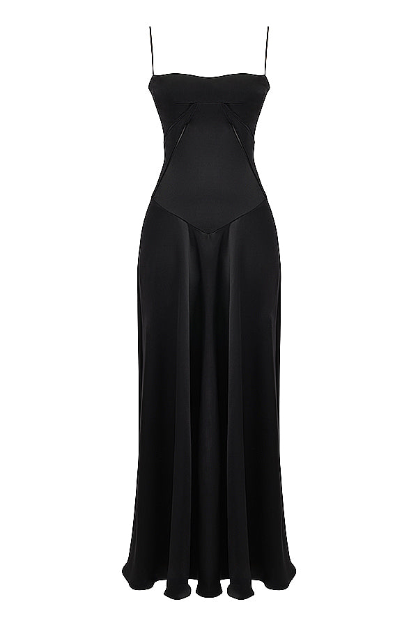 Lace Up Maxi Dress