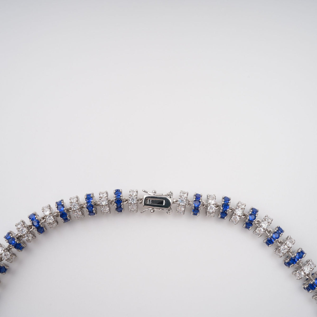 Sandrine Blue Crystal-Embellished Necklace