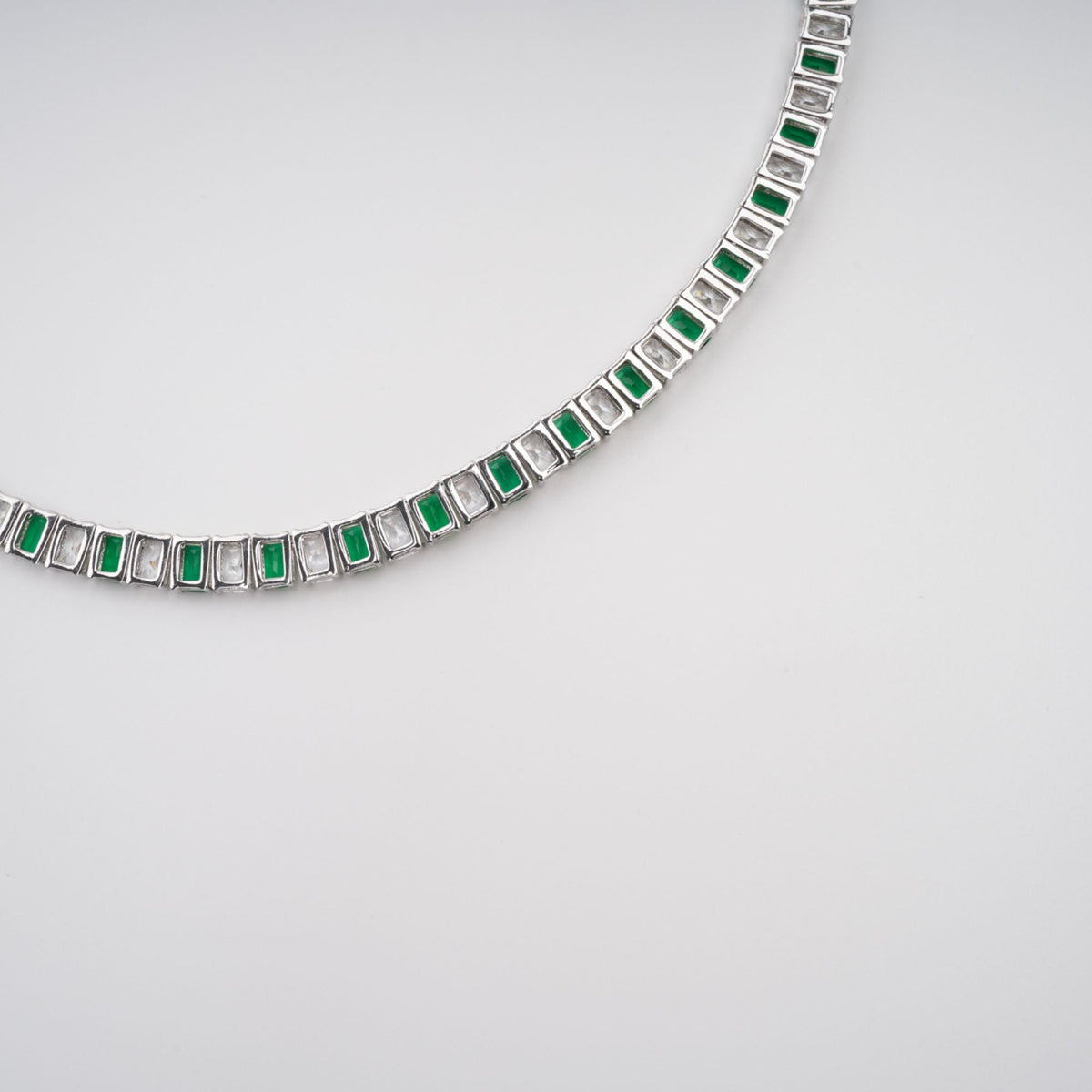 Florence Green Crystal-Embellished Necklace