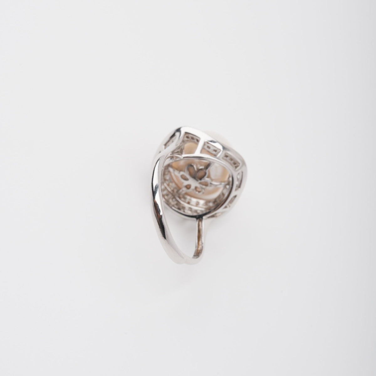 Hortense Sterling Silver Pearl Adjustable Ring