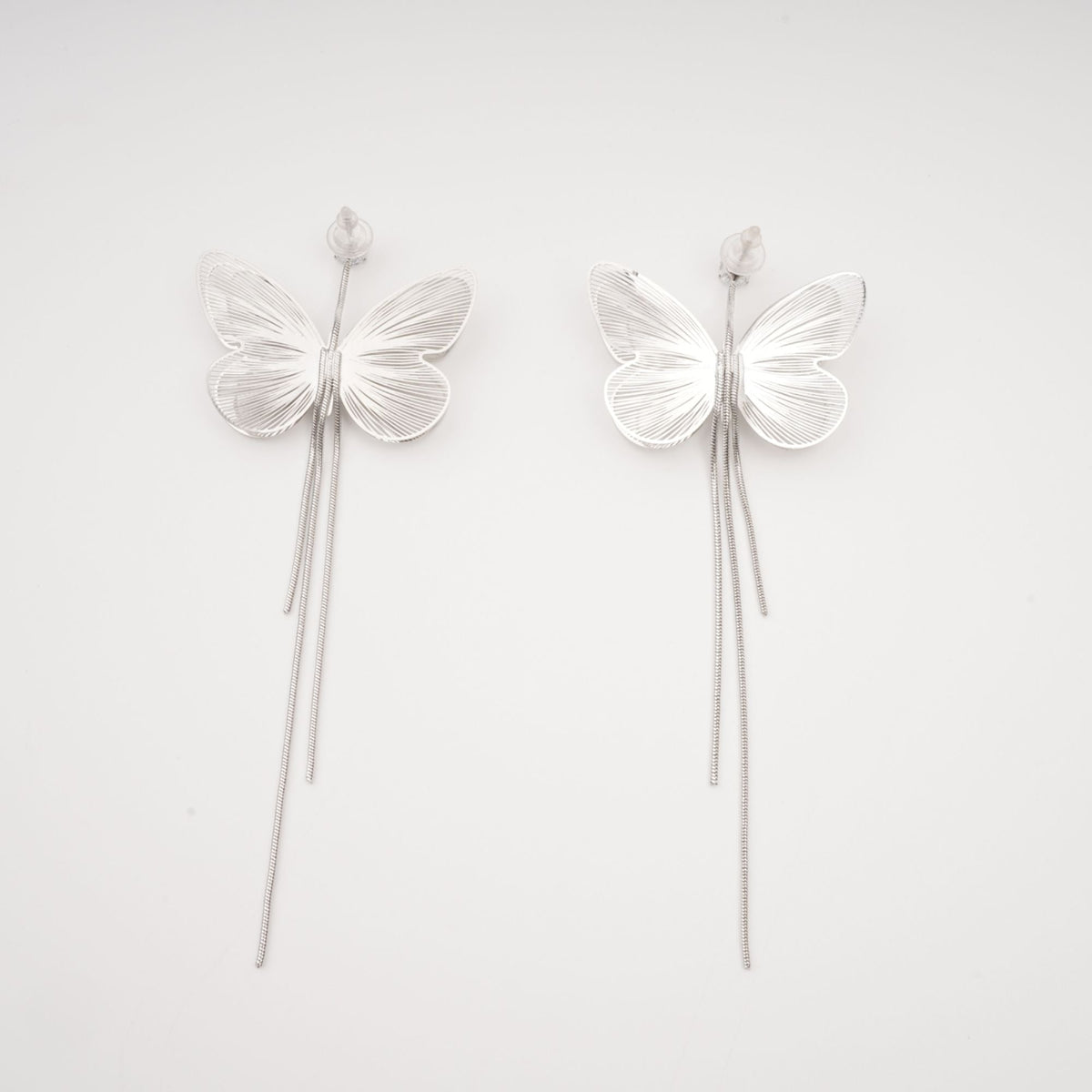Zoë butterfly fringe dangle earrings
