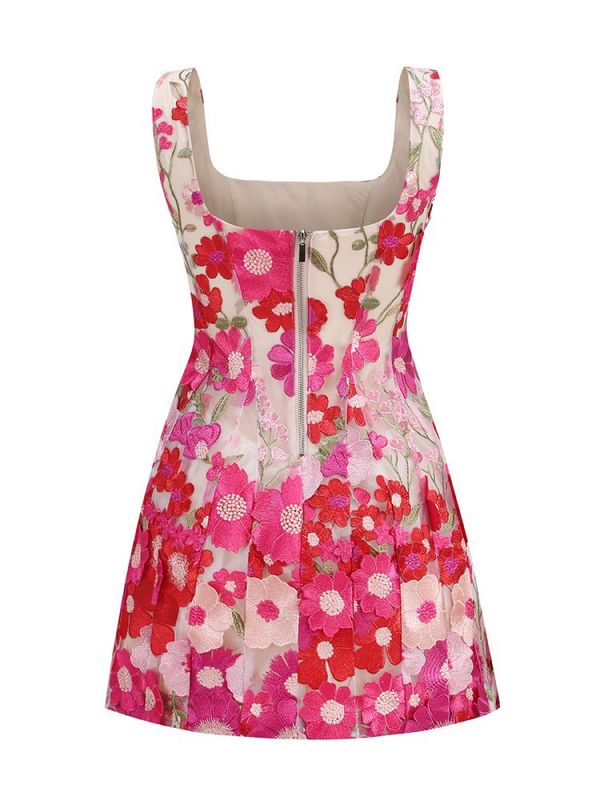 FLORAL MINI DRESS
