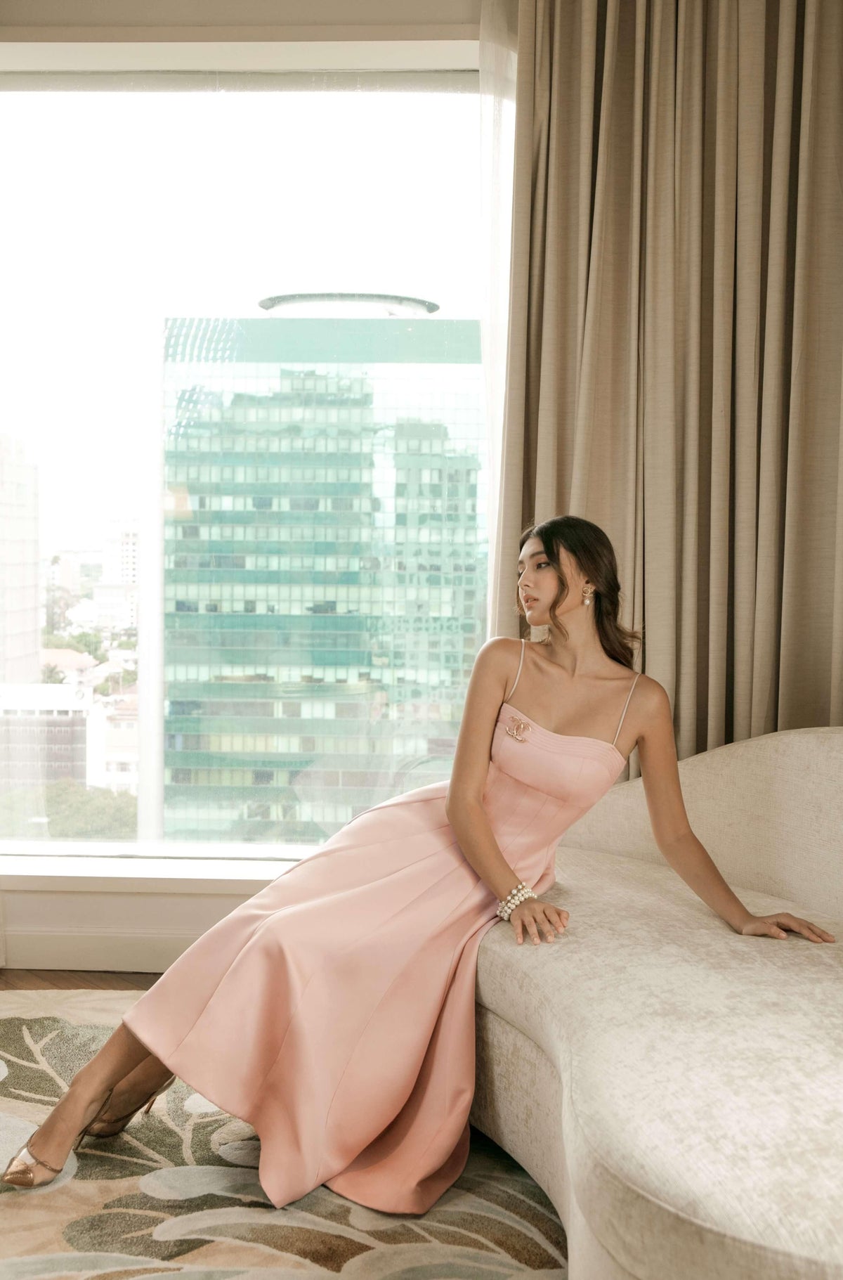 Angelica Sleeveless Midi Dress