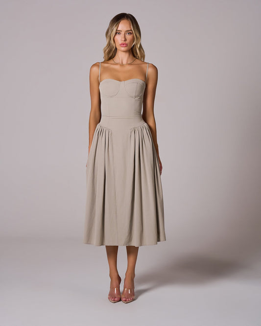 Corset Midi Dress