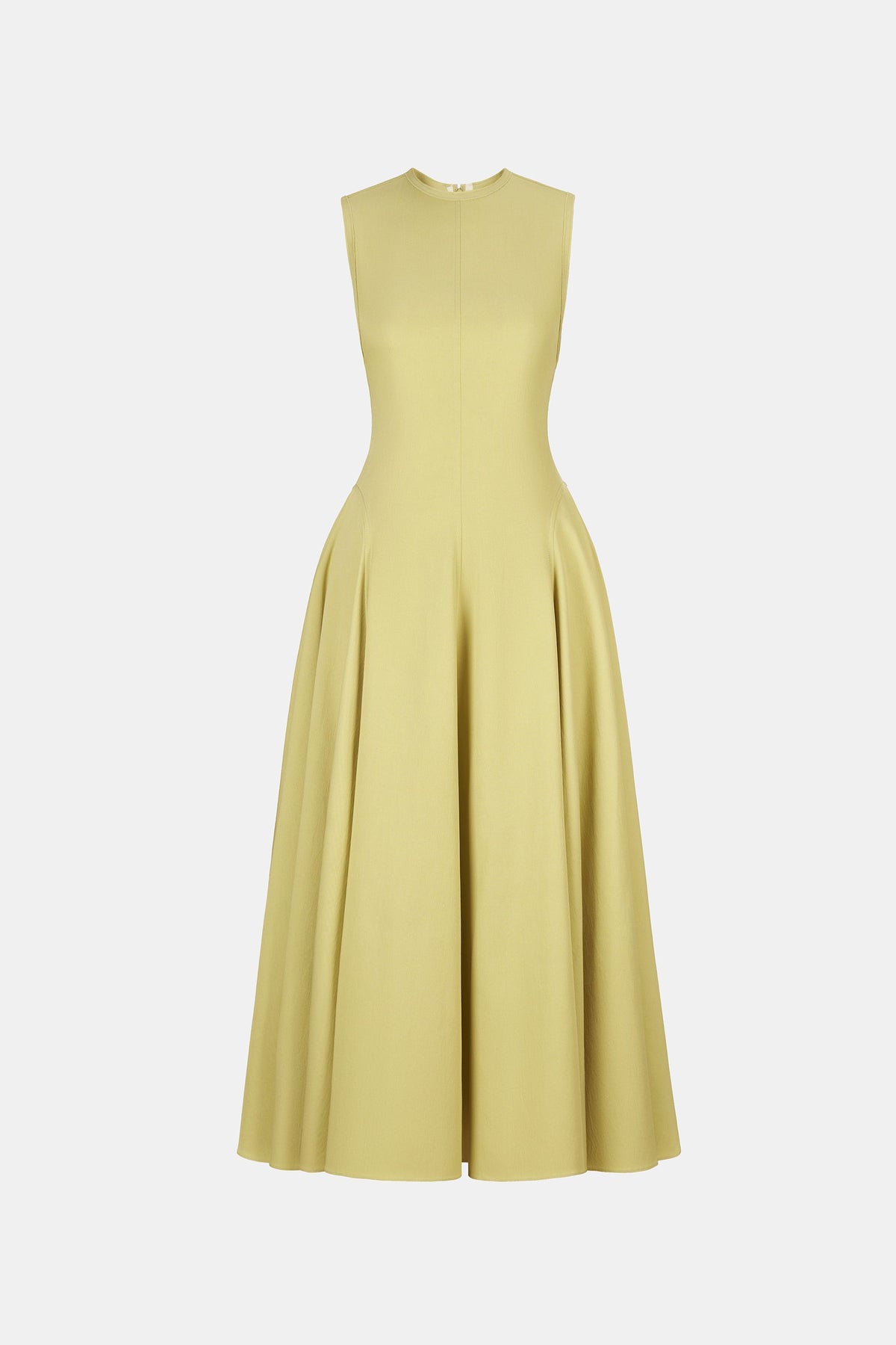MINT RAW EDGE MIDI DRESS