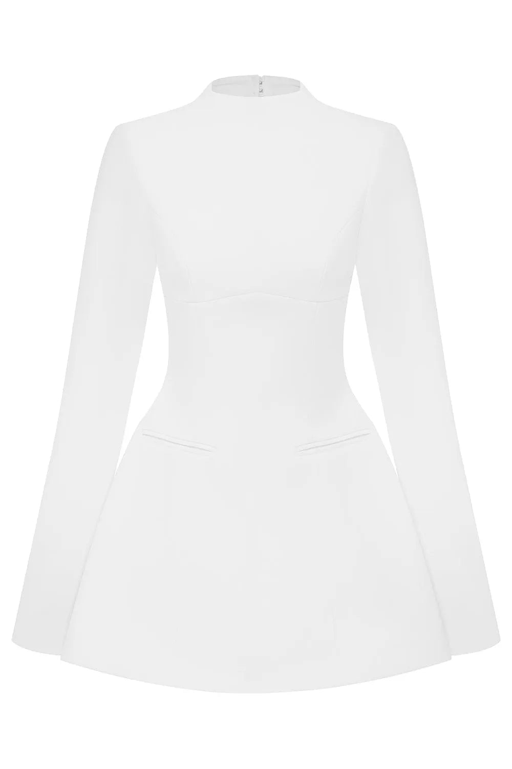 MOLLY OPEN BACK LONG SLEEVE MINI DRESS