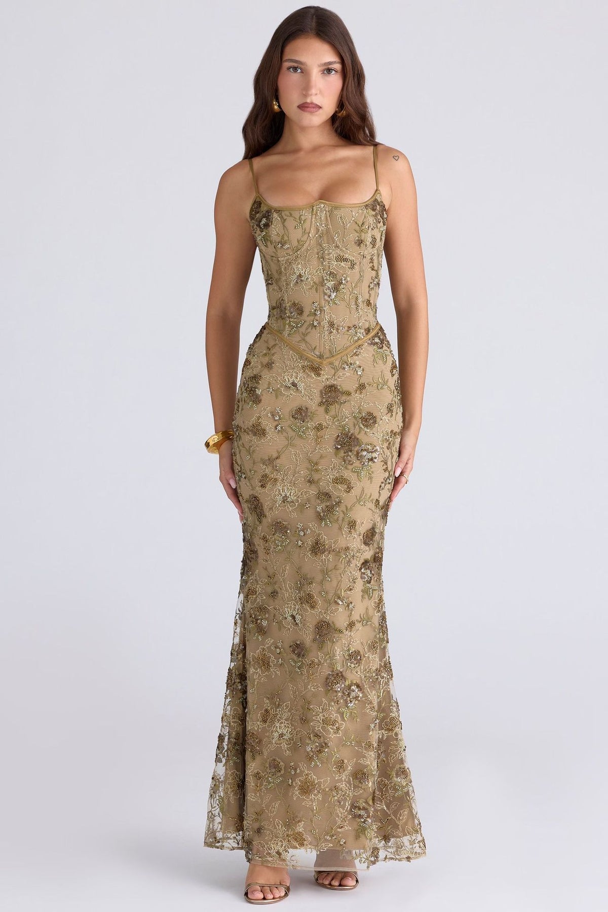 Sabina sexy and elegant strapless backless maxi dress