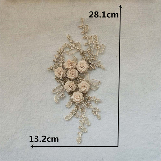 DIY polyester hand-sewn clothing accessories decoration cheongsam dress dress performance dress wedding dress decoration