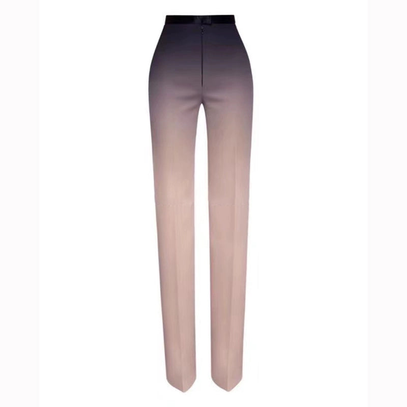 velvet tube top high waist trousers suit