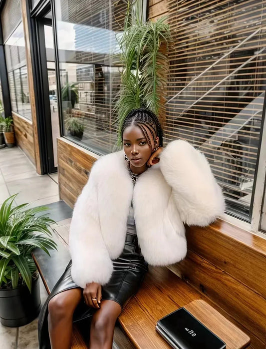 Cristina Faux Fur Coat