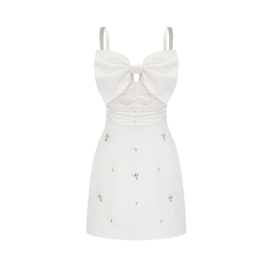 Anastasia mini dress in white