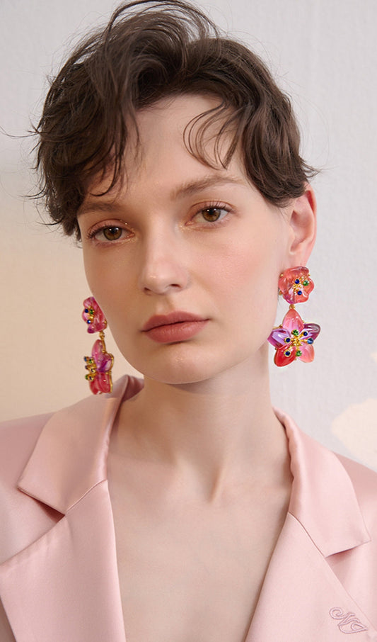 COLORFUL PETAL ALEC EARRINGS