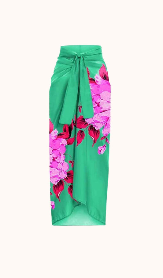 Aunika Halterneck Bikini Three Piece Set Swimwear styleofcb