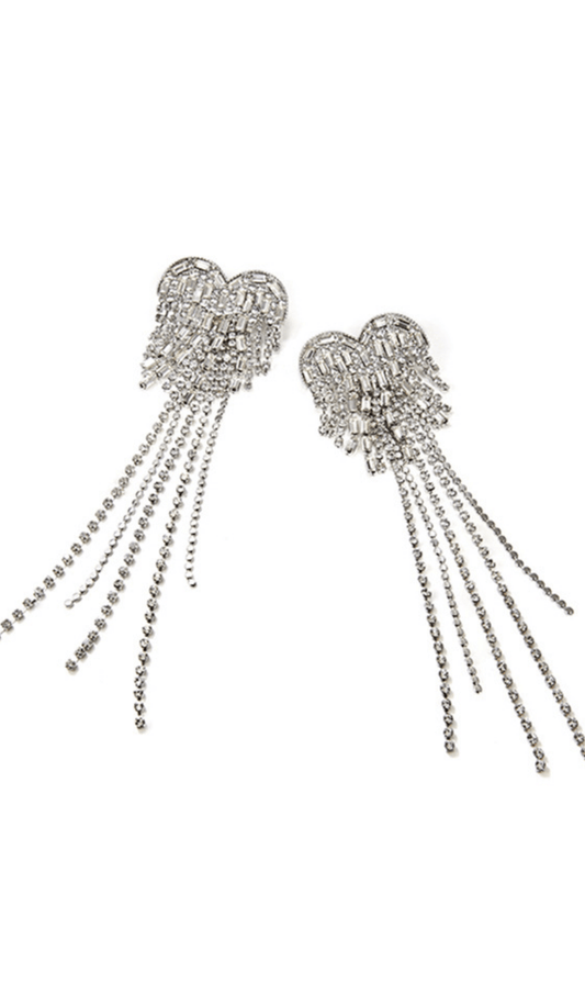 Love tassel earrings styleofcb
