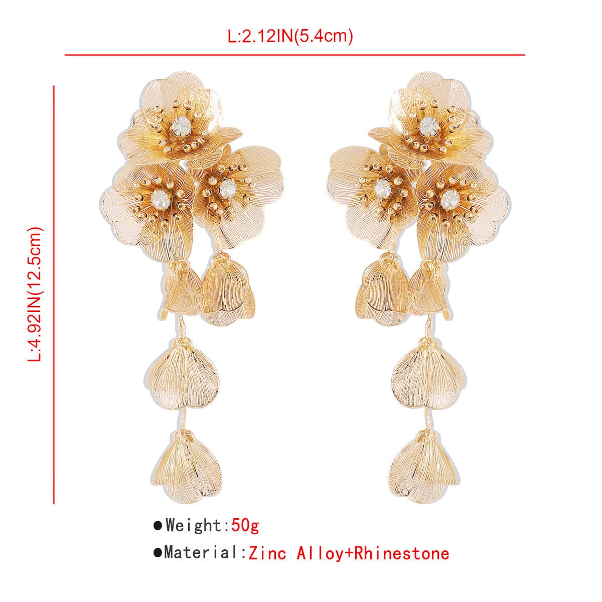 FRANCESCA FLOWER EARRINGS styleofcb