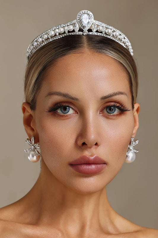Zandy Diamond Pearl Crown Dress Dress - product view 1