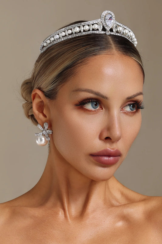 Zandy Diamond Pearl Crown Dress Dress - product view 2
