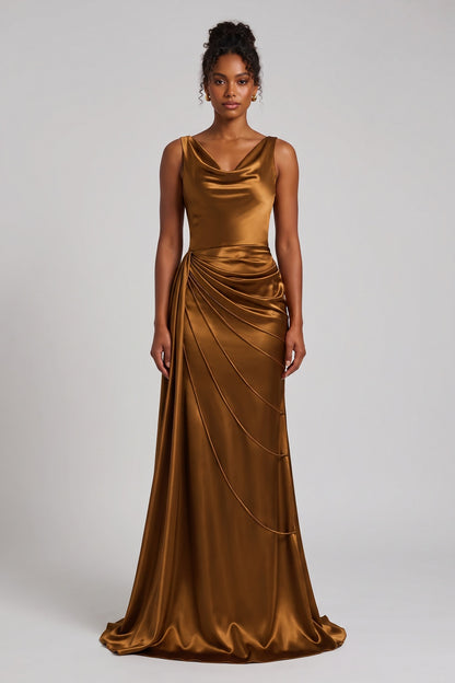Premium Fabric Floor-Length Gown Premium Fabric - product view 1