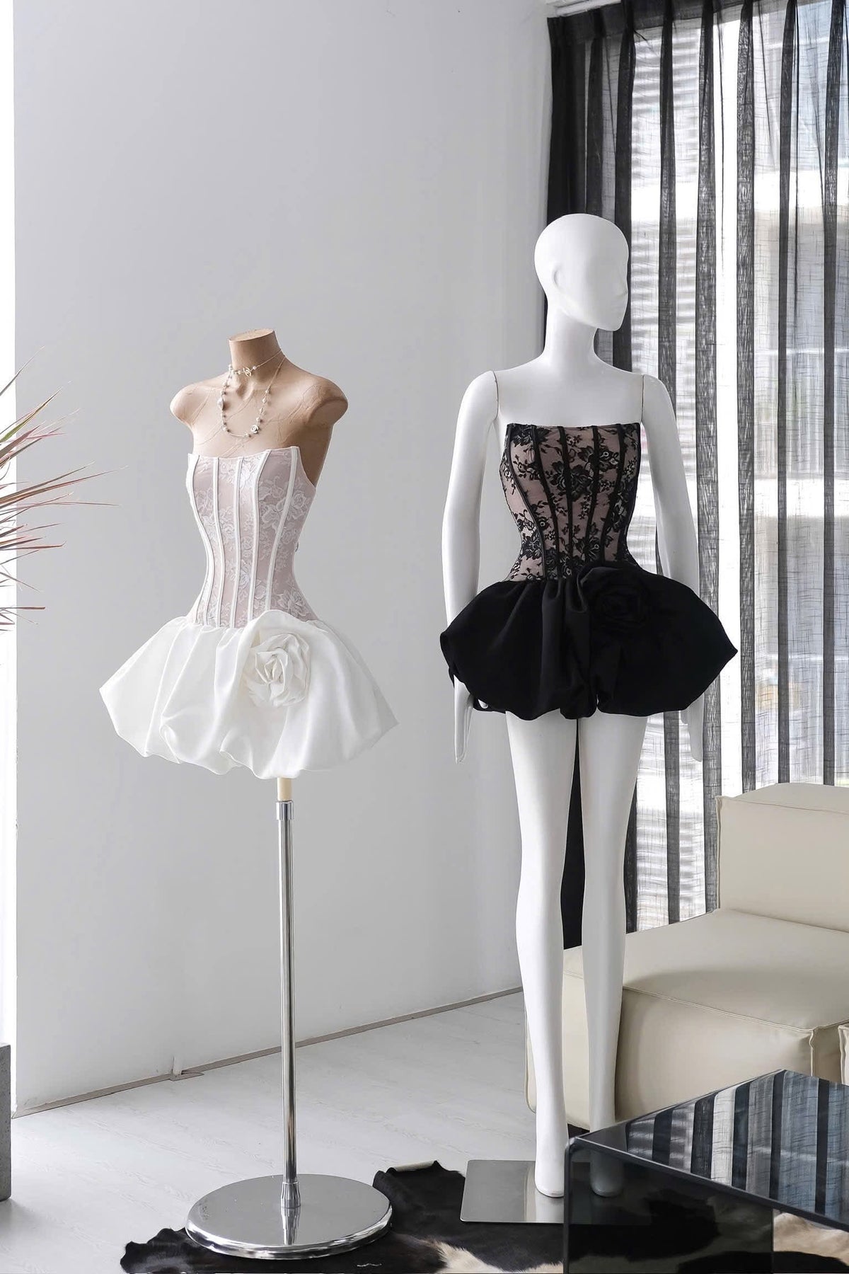 Nicolla Strapless Corset Mini Dress