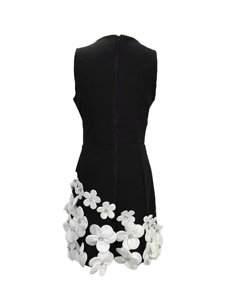 Black and White Mini Dress
