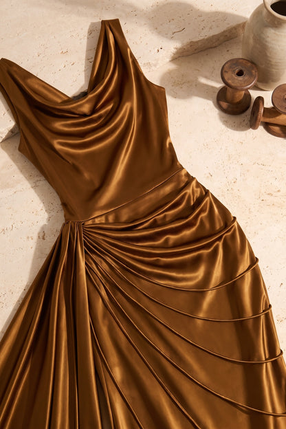 Premium Fabric Floor-Length Gown Premium Fabric - product view 7