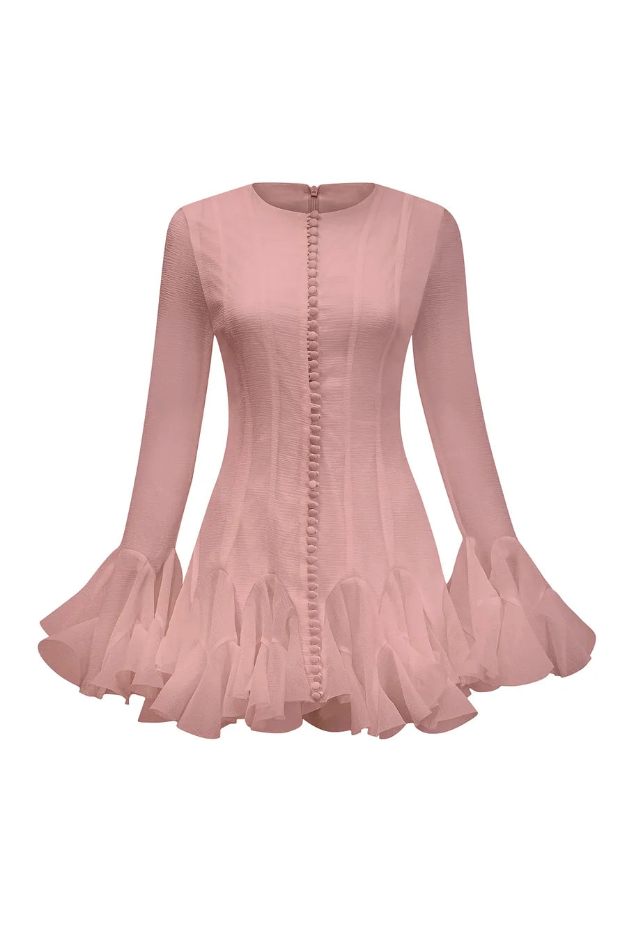 JOCELYN RUFFLED MINI DRESS