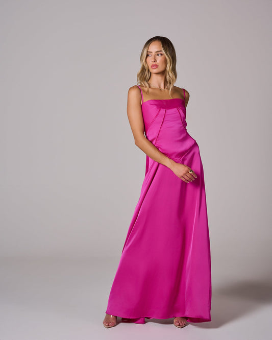 Lace Up Maxi Dress
