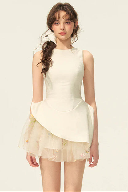 Liechti Floral Layer Mini Dress