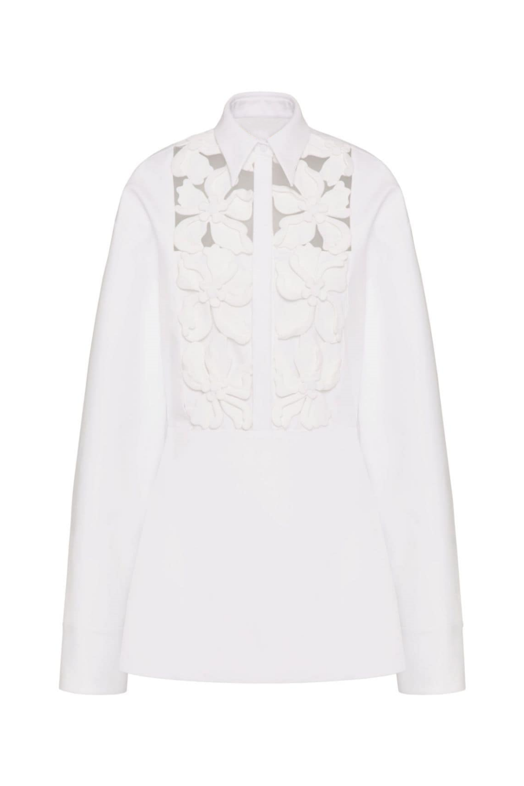 Juliete Floral Cutout Long Sleeves Shirtdress