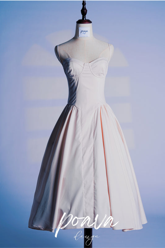 VINTAGE CREAM CORSET SUNDRESS