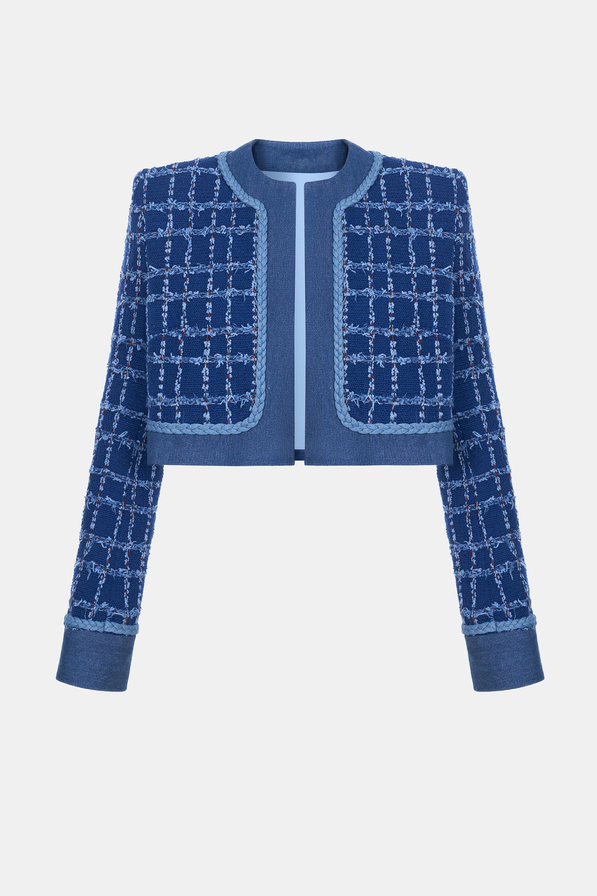 Denim Blue Tweed Jacket