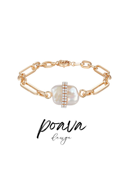 Pearl embellished bracelet