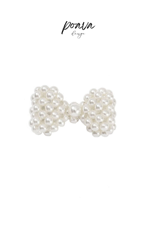 pearl embellished ring