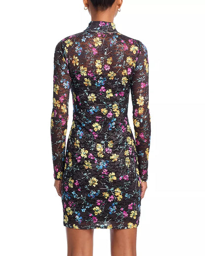 Puckered Lace Dress